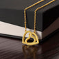 My Beautiful Soulmate | Love & Light - Interlocking Hearts Necklace