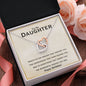 To My Daughter | Dreams That Inspire You - Interlocking Hearts Necklace
