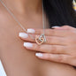 My Beautiful Soulmate | Love & Light - Interlocking Hearts Necklace