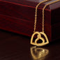 Happy Valentines Day | My Everything - Interlocking Hearts necklace