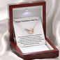 Happy Valentines Day | My Everything - Interlocking Hearts necklace