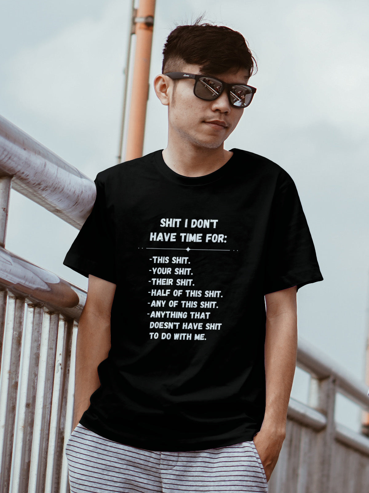 Don't Have Time | T-Shirt (White Print)