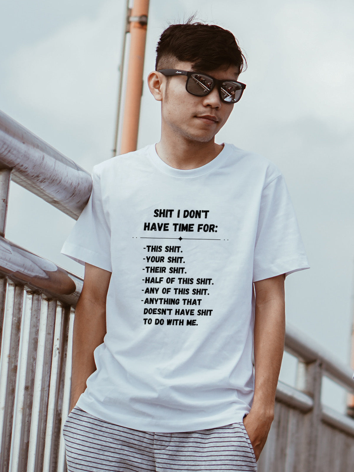 Don't Have Time | T-Shirt (Black Print)