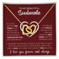 My Beautiful Soulmate | Love & Light - Interlocking Hearts Necklace