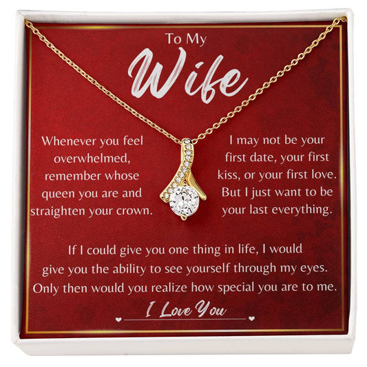 My Wife | Straighten Your Crown - Alluring Beauty Necklace