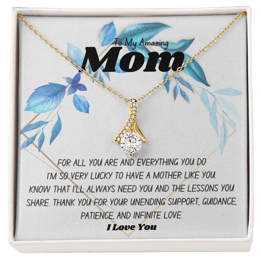 My Amazing Mom | Infinite Love - Alluring Beauty Necklace