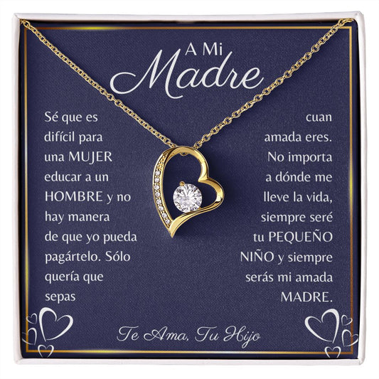 My Mom | Caring Mother (Spanish) - Forever Love Necklace