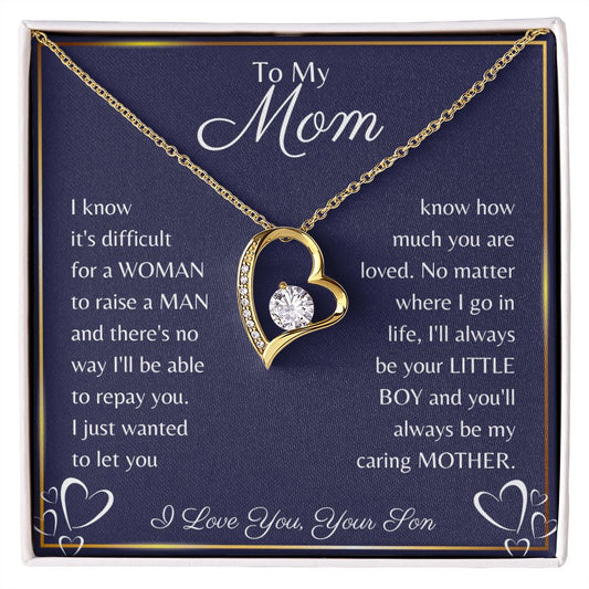 My Mom | Caring Mother - Forever Love Necklace