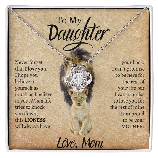 My Daughter | This Lioness - Love Knot Necklace