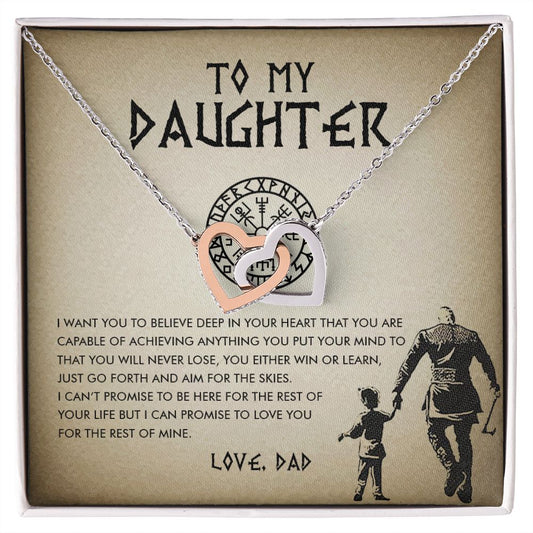 My Daughter | Win Or Learn- Interlocking Hearts Necklace