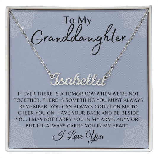 My Granddaughter | My Heart - Personalized Name Necklace