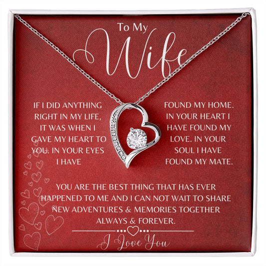 My Wife | My Love - Forever Love Necklace