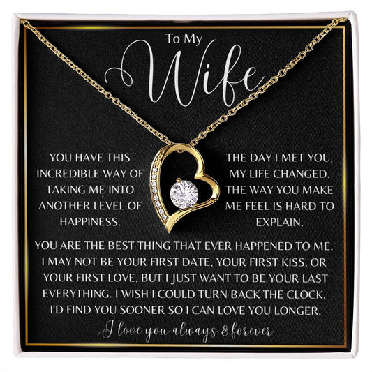 My Wife | Love You Longer - Forever Love Necklace