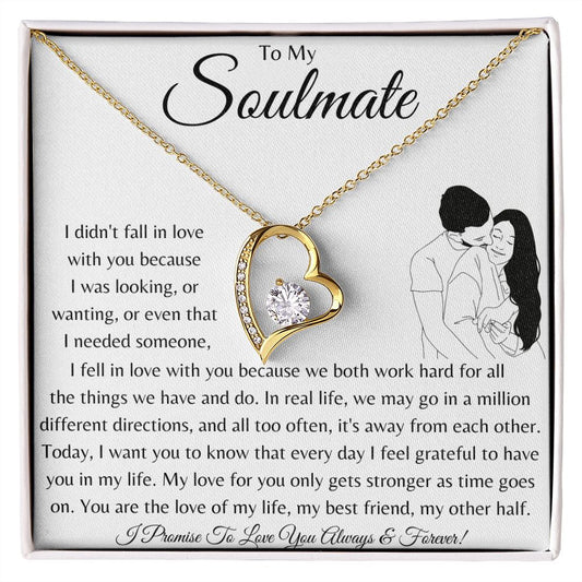 My Soulmate | Love Of My Life - Forever Love Necklace